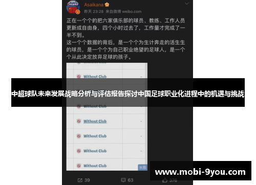 中超球队未来发展战略分析与评估报告探讨中国足球职业化进程中的机遇与挑战